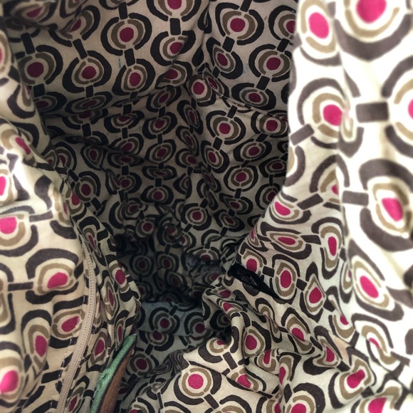 Fossil Floral Canvas Hobo Shoulder Bag - Picture 8 of 12